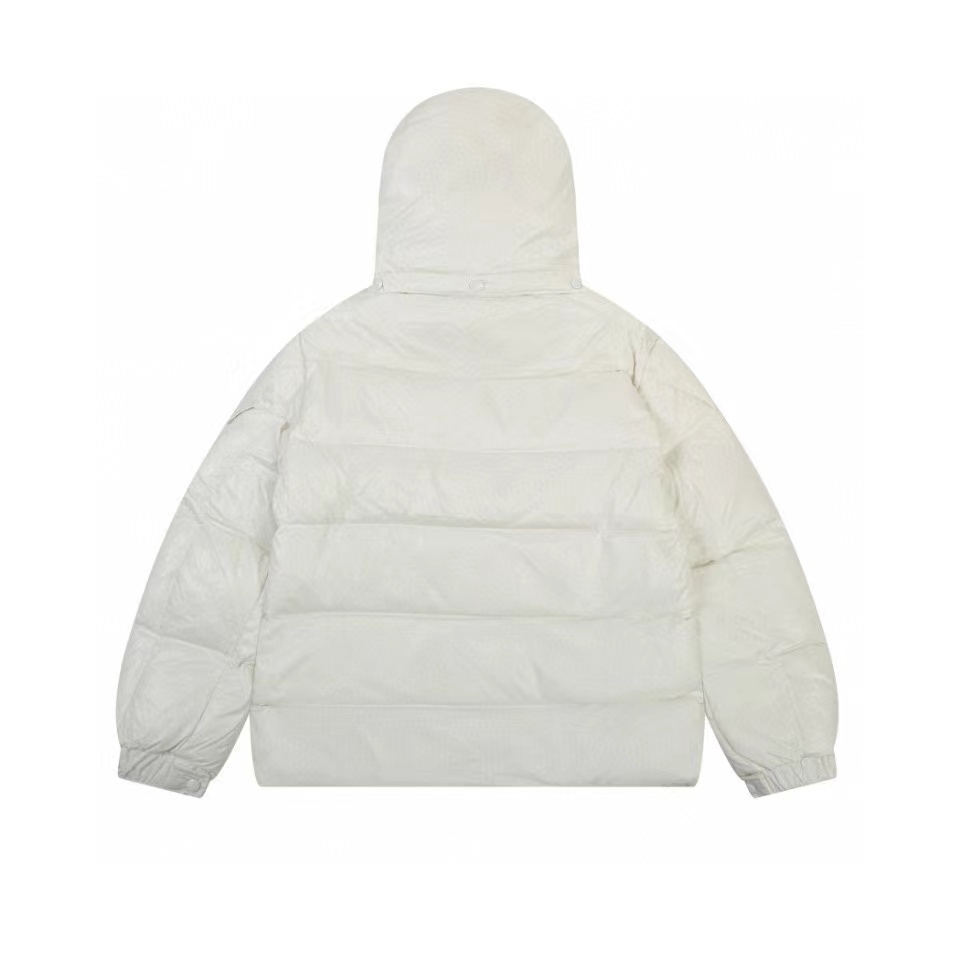 Moncler Maya Short Down Jacket Black White
