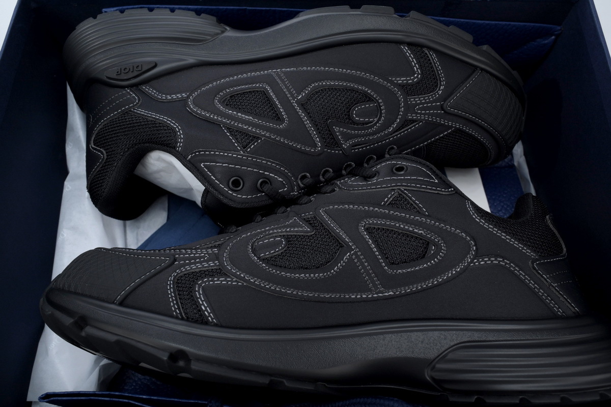 Dior B30 x Stone Island Sneaker Black 3SN279ZAN_H900