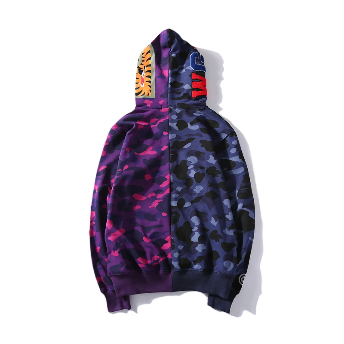 BAPE Color Camo 1/2 Shark Full Zip Hoodie
