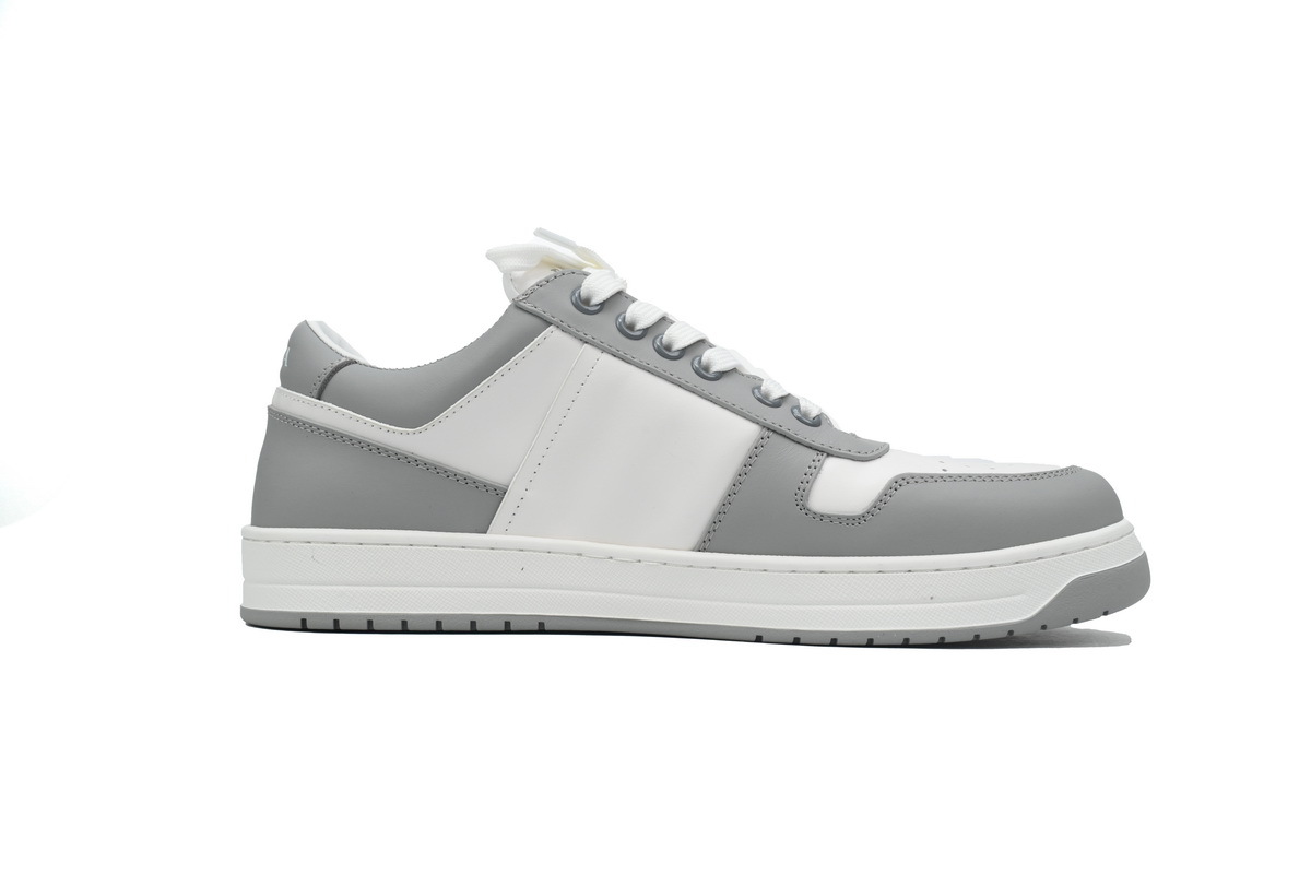 Prada Downtown Low Sneakers Grey White
