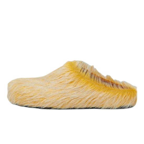 Marni Loafers Long-hair Calfskin Fussbett Tan