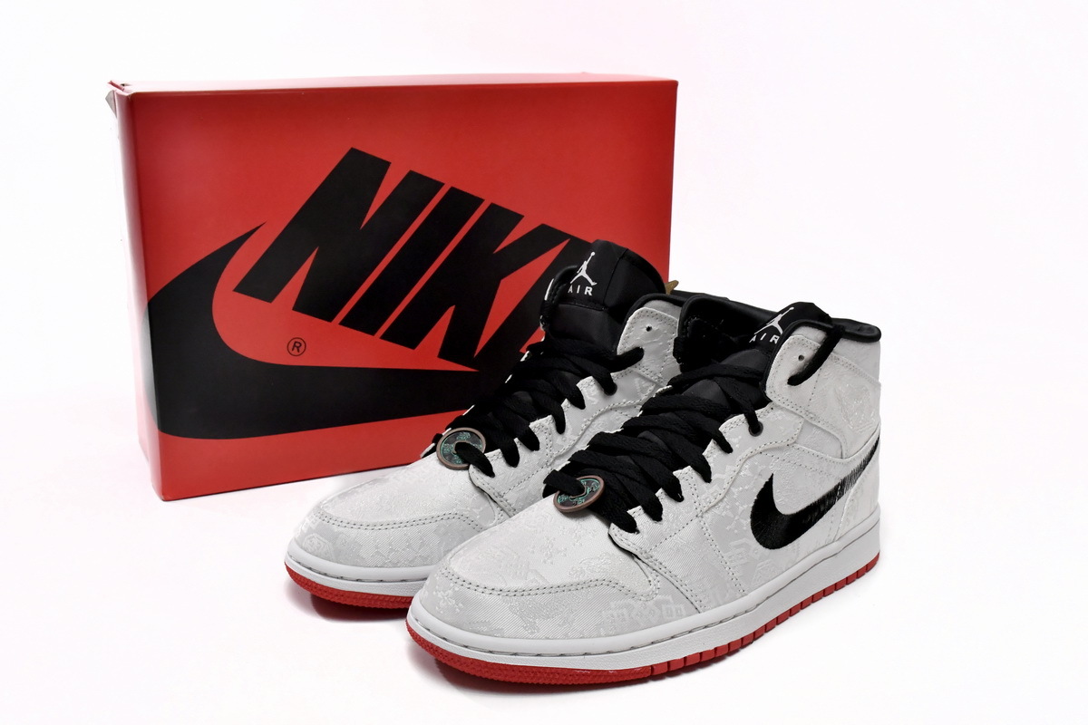 Jordan 1 Mid SE Fearless Edison Chen CLOT CU2804-100