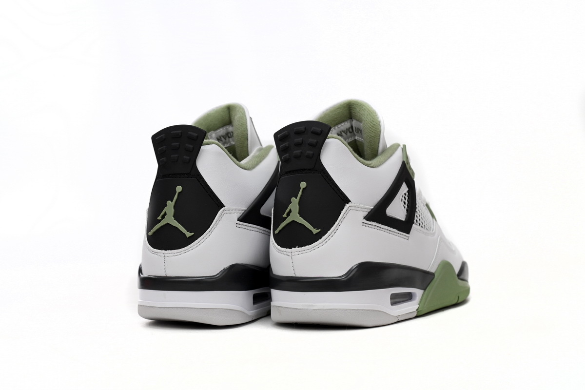 Air Jordan 4 WMNS Oil Green Seafoam (W) AQ9129-103