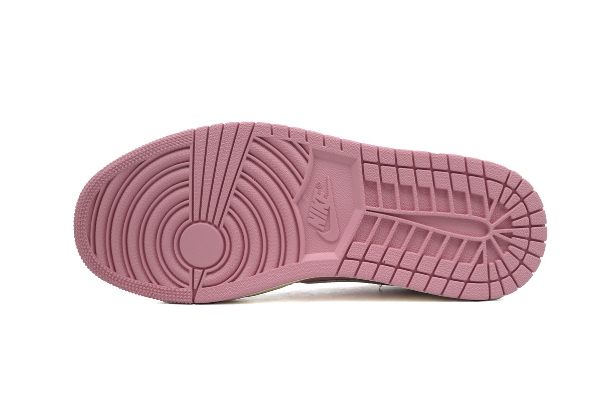 Travis Scott x Air Jordan 1 Low OG White Pink DM7866-600