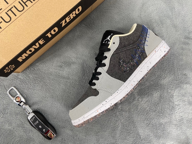 Jordan 1 Low SE Crater Black Grey DM4657-001