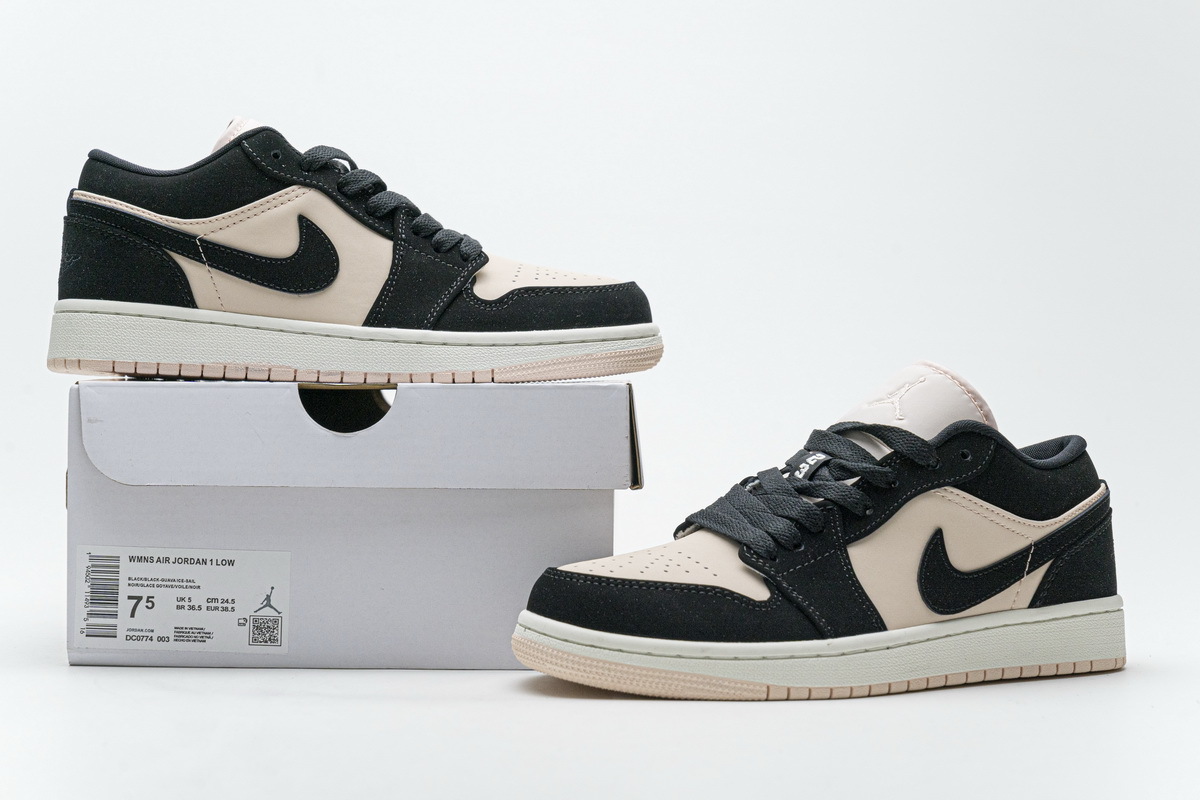 Jordan 1 Low Black Guava Ice (Women's) DC0774-003