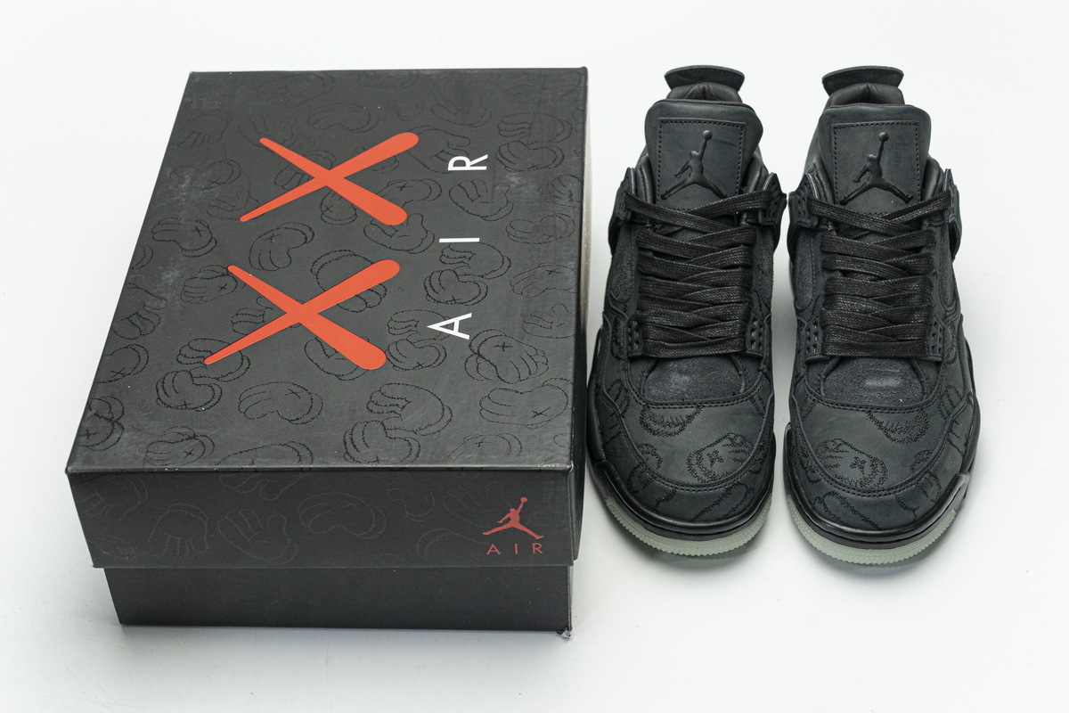 Air Jordan 4 Retro KAWS Black 930155-001