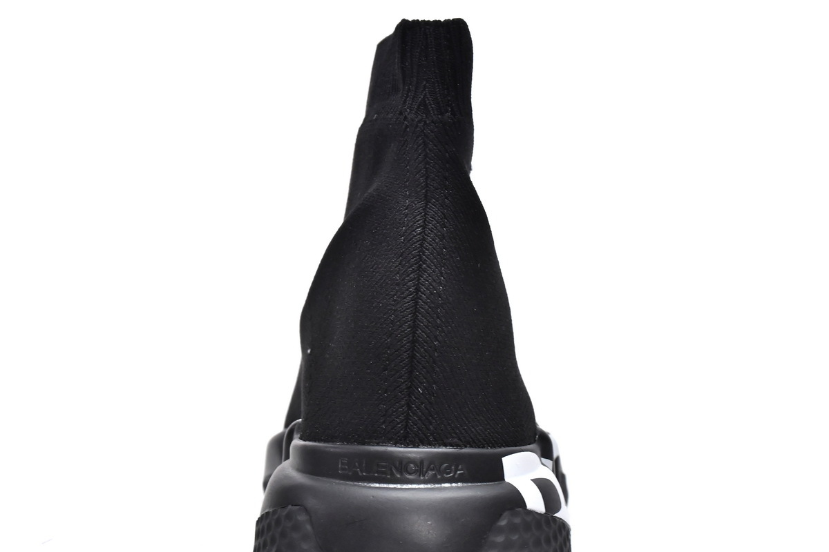 Balenciaga Speed Graffiti Knit High Top Sock Sneakers