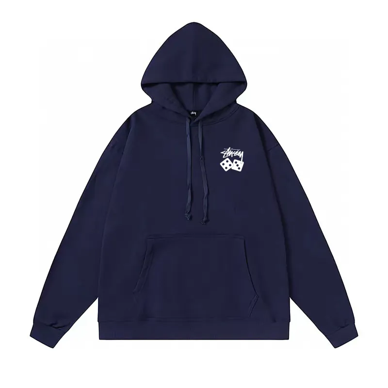 Stussy Dice Pigment Dyed Hoodie Navy