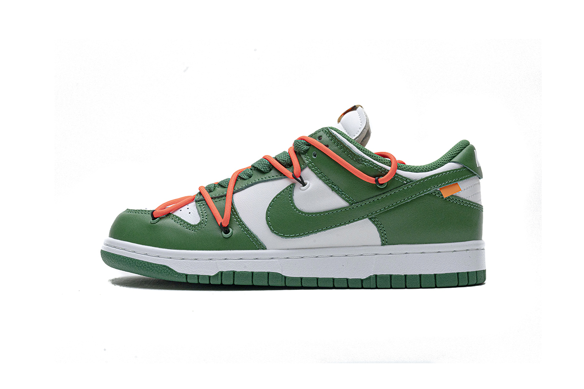 OFF-WHITE x Nike Dunk SB Low Pine Green CT0856-100