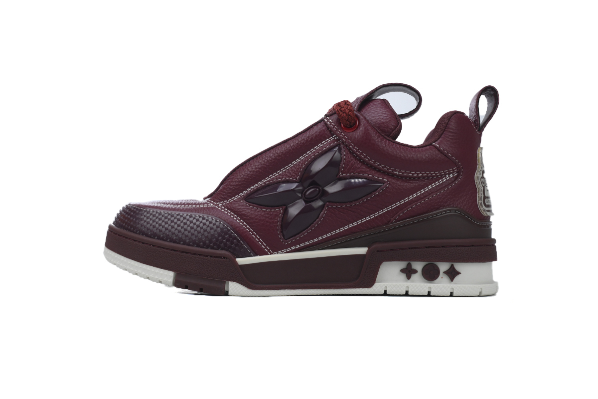 Louis Vuitton Skate Sneaker Wine