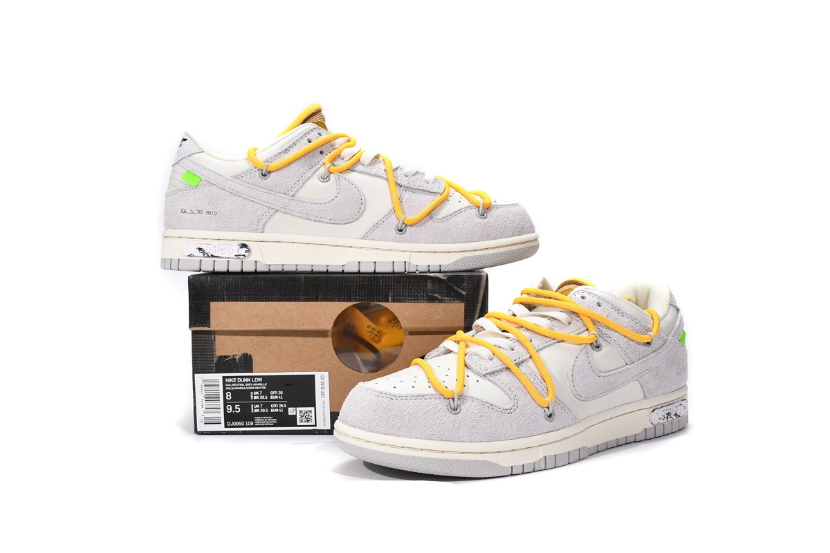 OFF WHITE x Nike Dunk SB Low The 50 NO.39 DJ0950-109