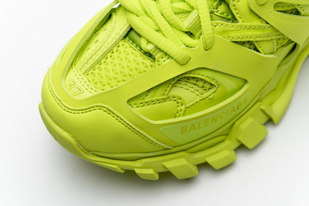 Balenciaga Track Tess S Fluorescent Yellow LED Light 542436 W1GB7 2014