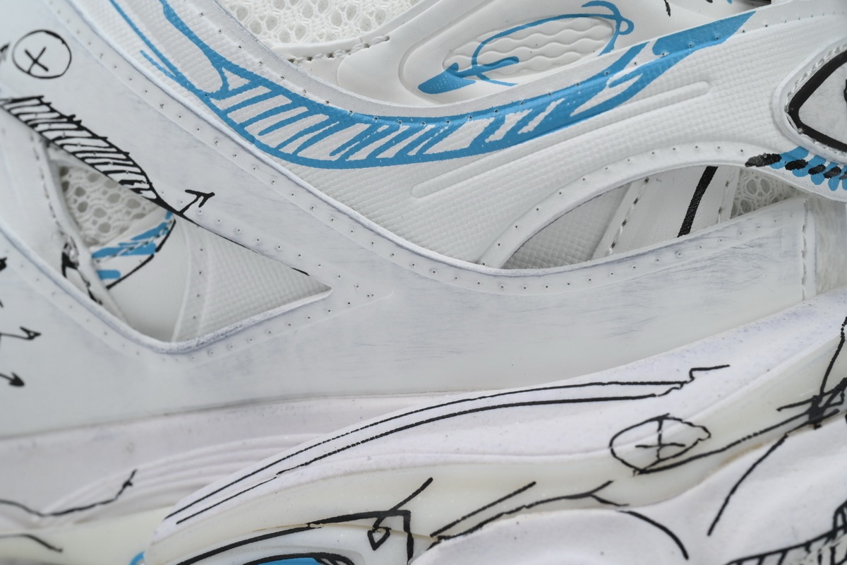 Balenciaga Track Sneaker White Blue 542023 W3SRA 9014