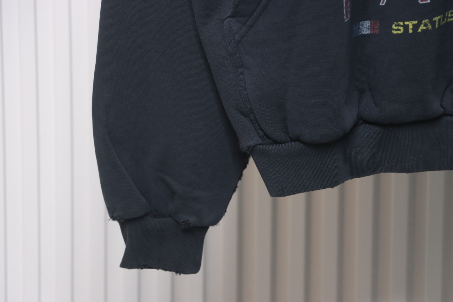Balenciaga Black Paris Liberty Hoodie