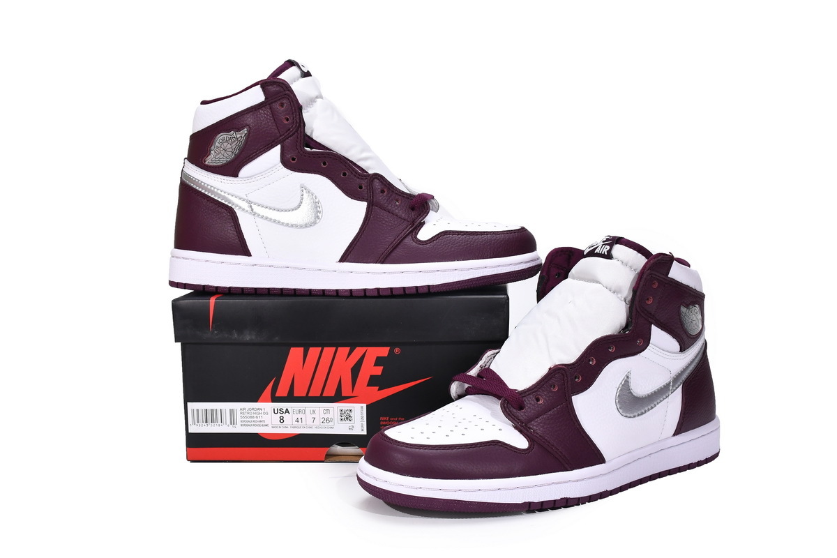 Jordan 1 Retro High OG Bordeaux 555088-611