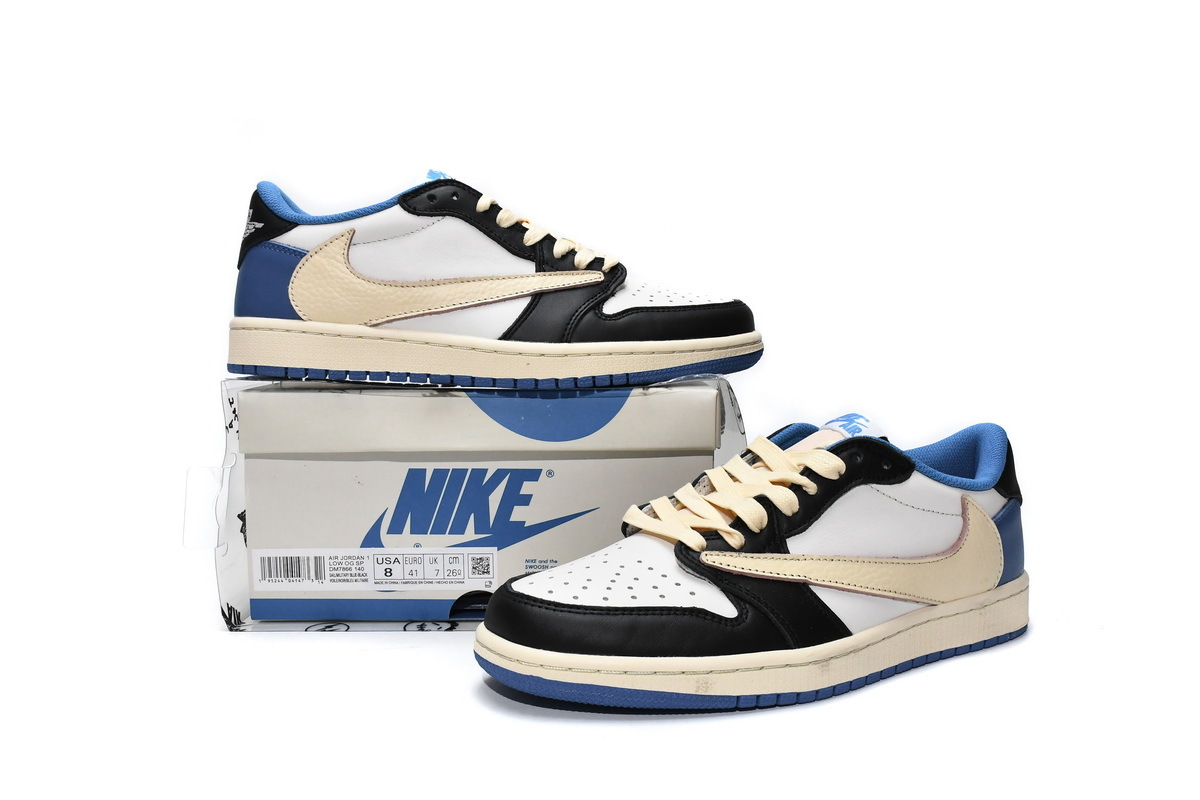 Travis Scott x Fragment Design x Air Jordan 1 Low DM7866-140