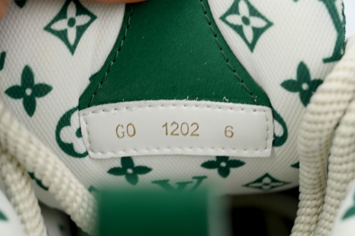 Louis Vuitton Skate Sneaker Green White 1AC520