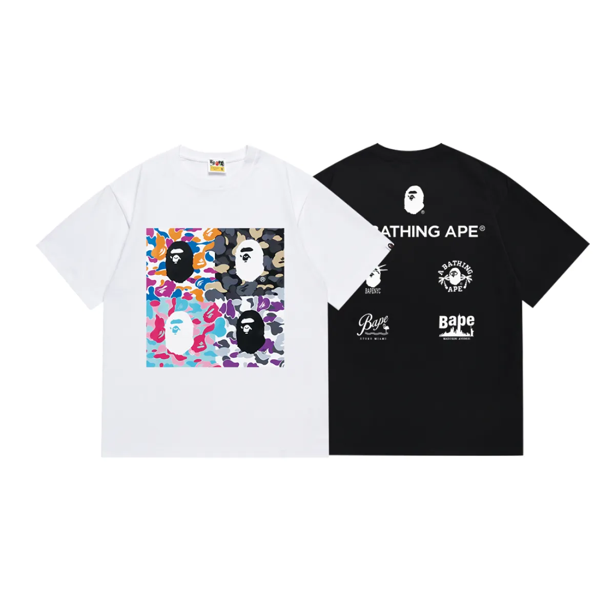 BAPE T-shirt White/Black 141