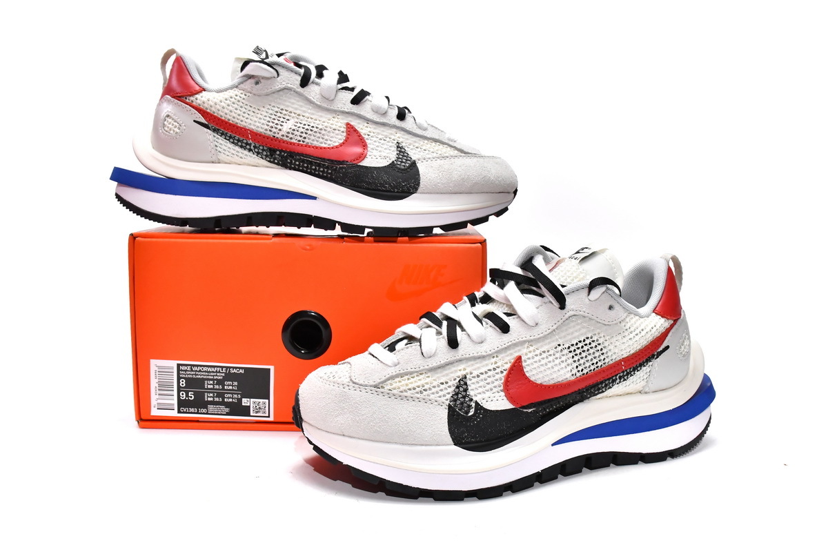Sacai x Nike Pegasua Vaporfly Villain Grey Blue Red CV1363-100