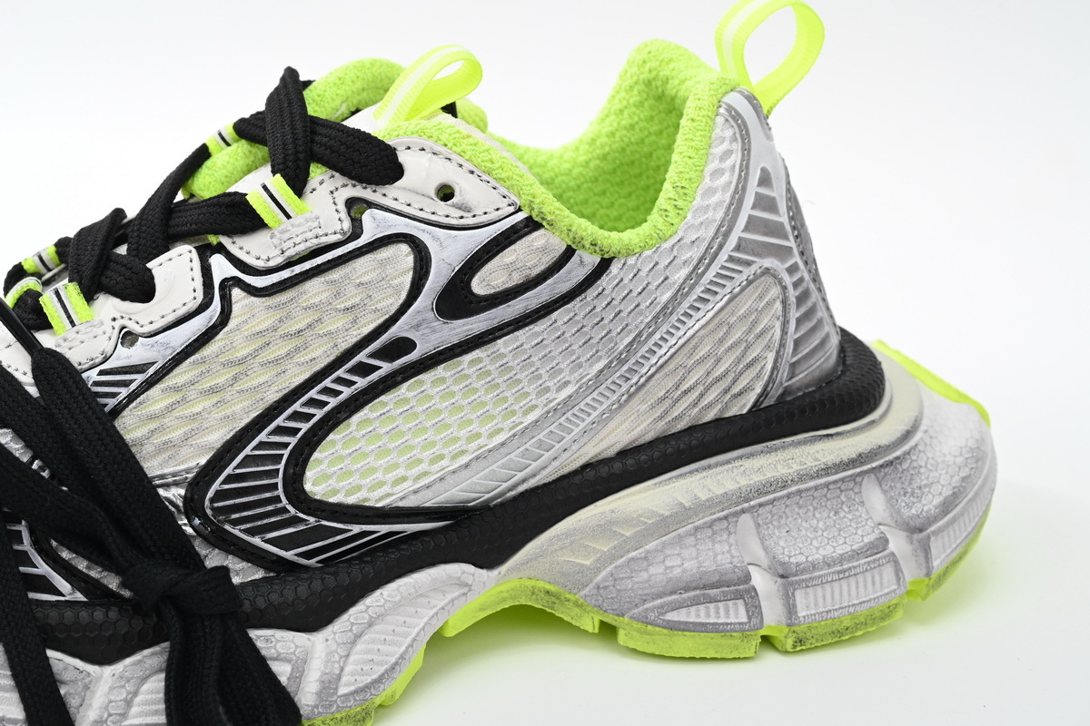 Balenciaga 3XL Sneaker in Black And White Yellow 734734 W3XL6 9031