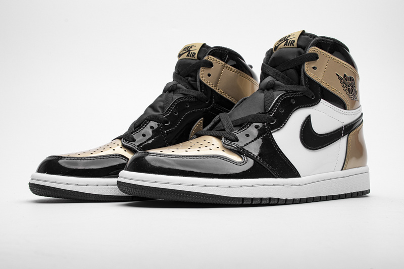 Jordan 1 Retro High NRG Patent Gold Toe 861428-007