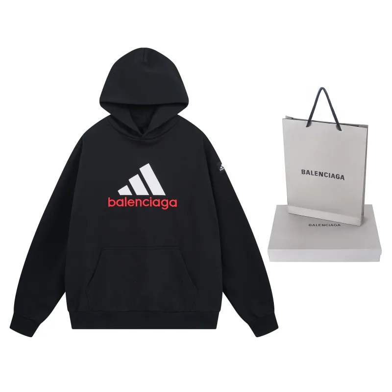 Balenciaga adidas Hoodie Black