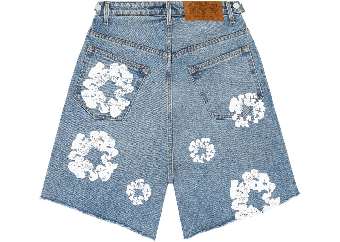 Denim Tears x Levi's The Cotton Wreath Short Jean Light Blue
