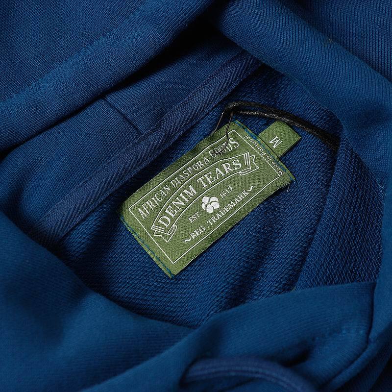 Denim Tears Cactus Tears Wreath Hoodie Blue