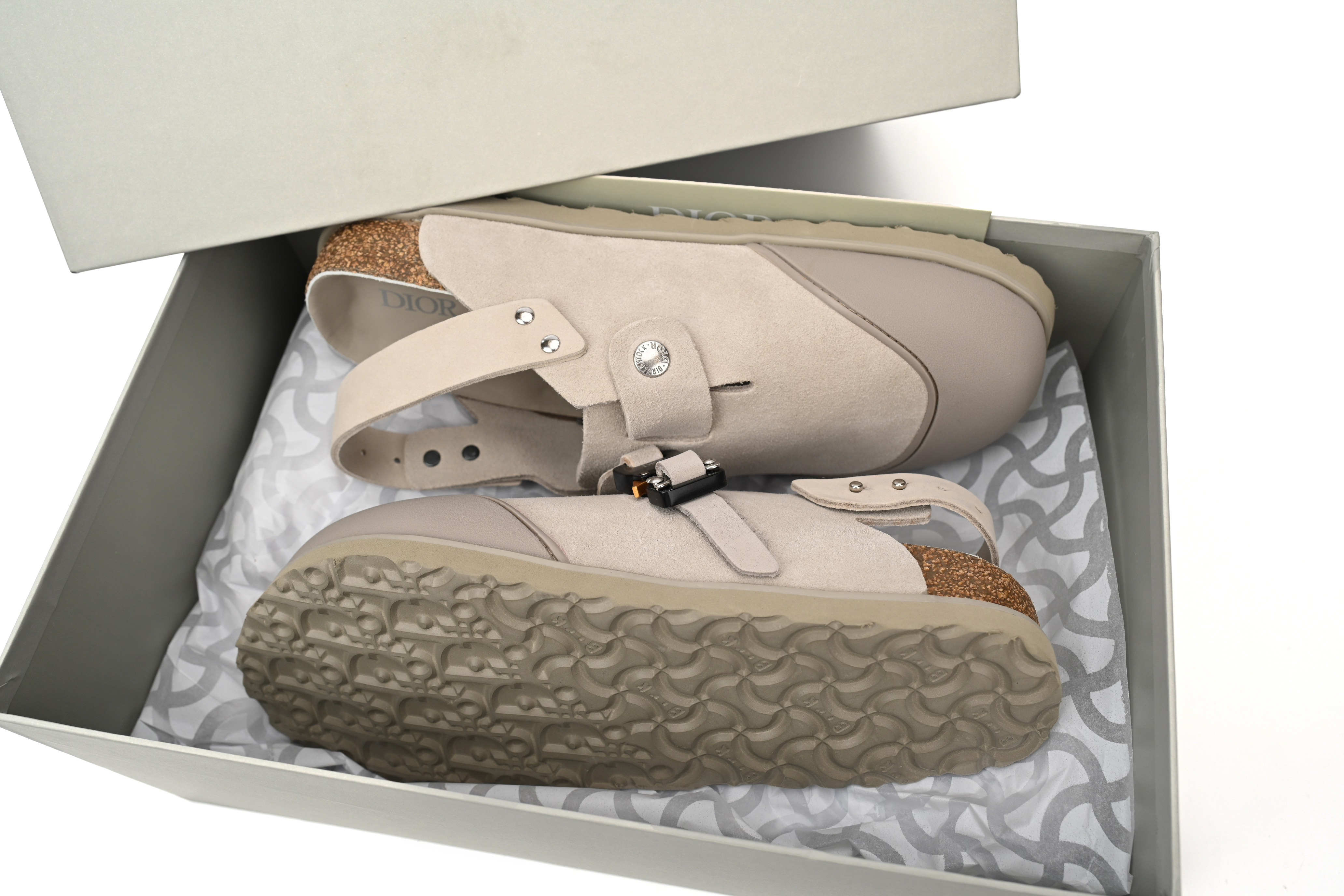 Dior by Birkenstock Tokio Mule Greige 3SA116ZSD_H161