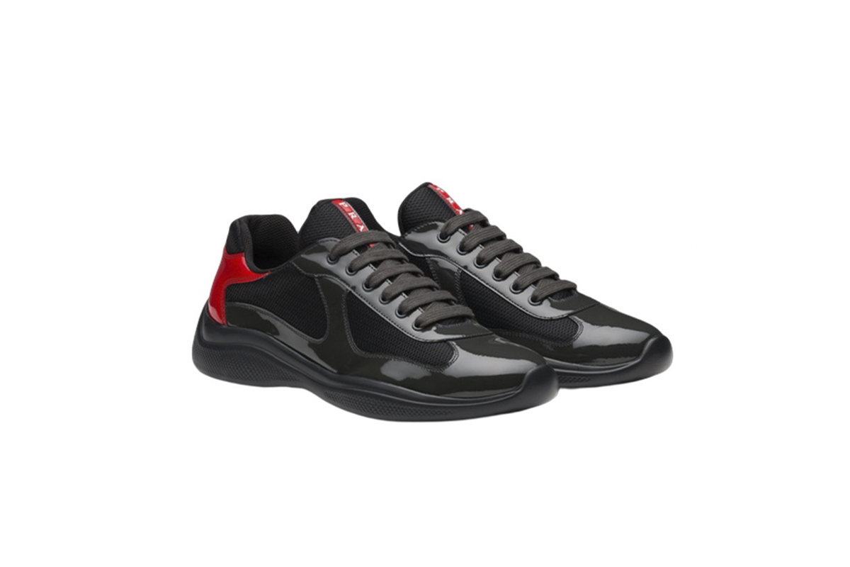 Prada America's Cup Black and Red Silver