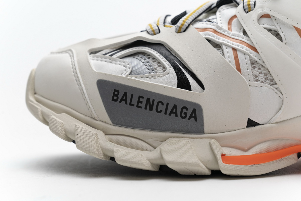 Balenciaga Tess S White Orange 542436 W1GB7 9059