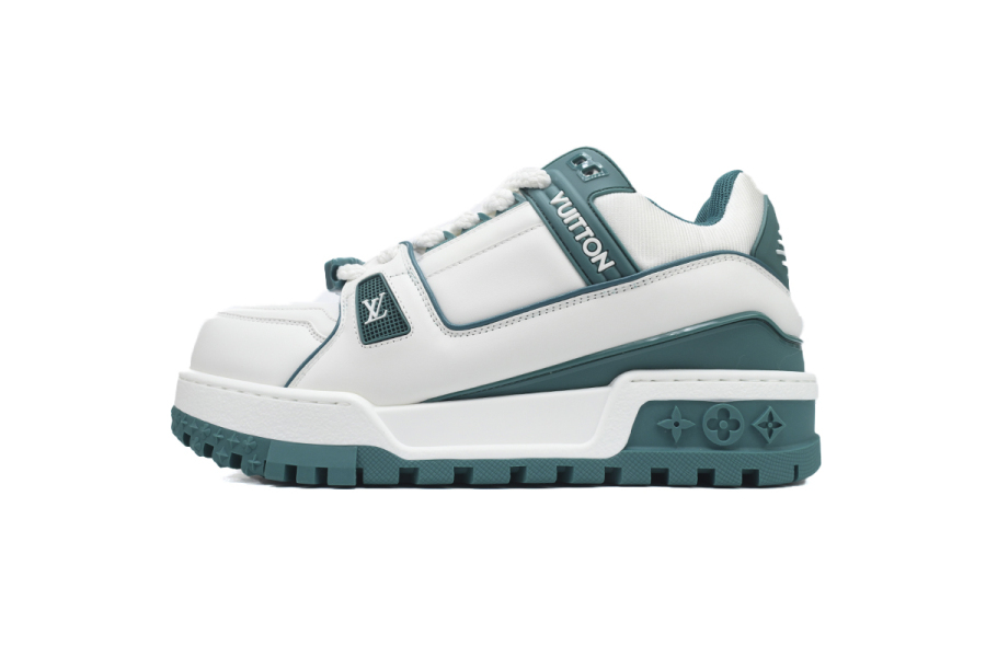 Louis Vuitton Trainer Maxi Sneaker White Green