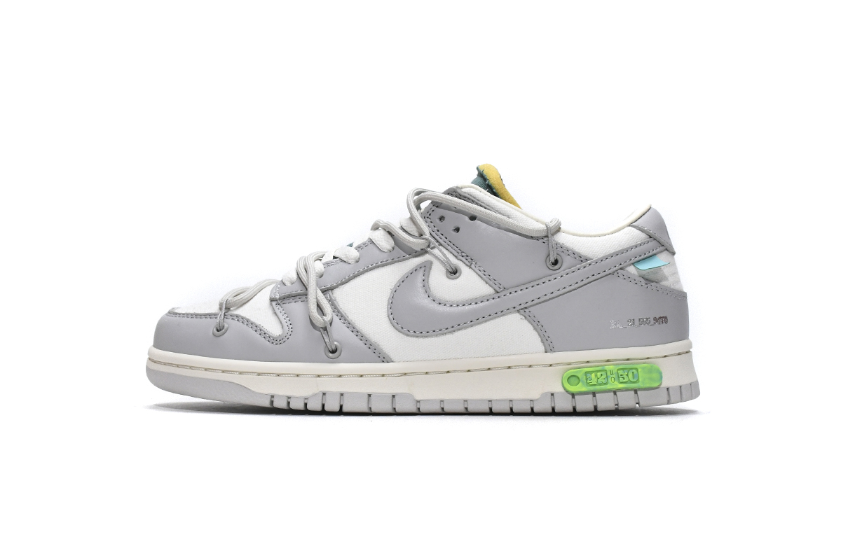 OFF WHITE x Nike Dunk SB Low The 50 NO42 DM1602-117