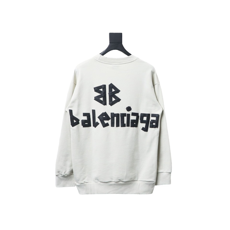 Balenciaga Floral Paper Tape Hoodie