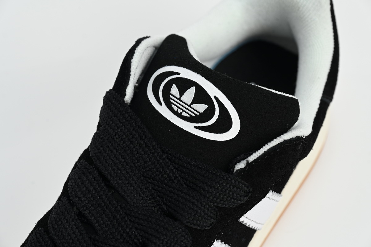 Adidas Campus Shoes Black White HQ8708