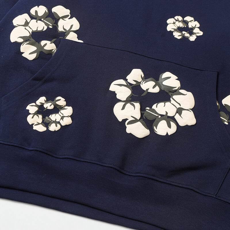 Denim Tears Cactus Tears Wreath Hoodie Navy