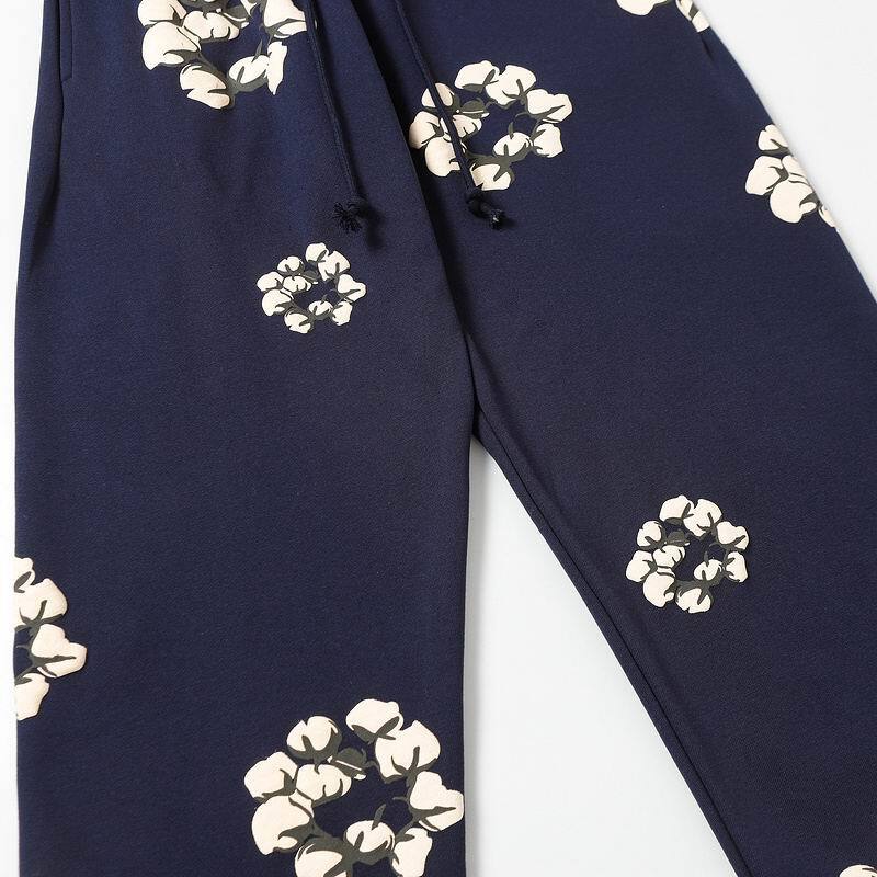 Denim Tears Cactus Tears Wreath Sweatpants Navy