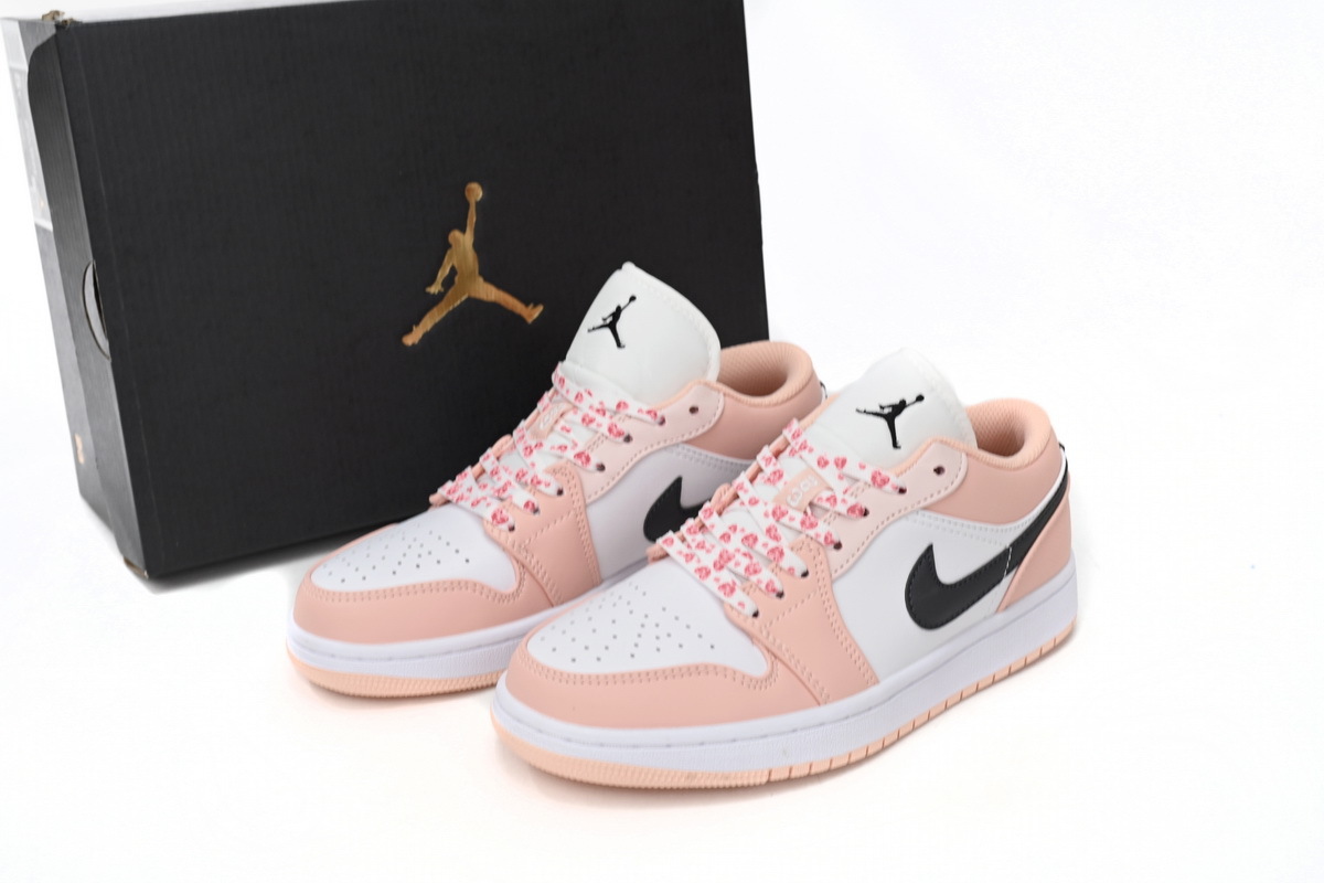 Jordan 1 Low Light Arctic Orange Pink (GS) 553560-800