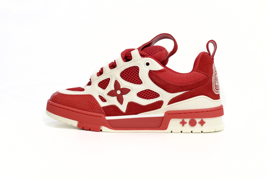 Louis Vuitton Skate Sneaker Red White 1AARS5