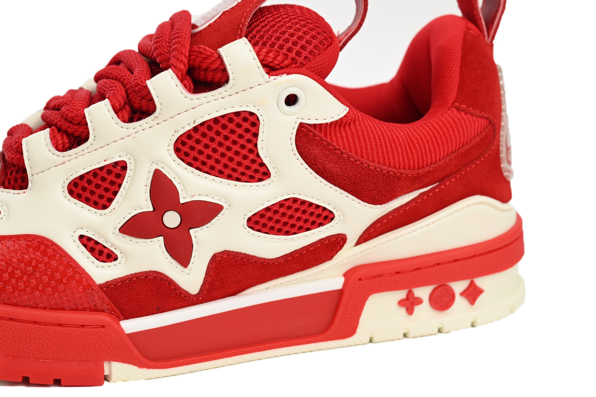 Louis Vuitton Skate Sneaker Red White 1AARS5