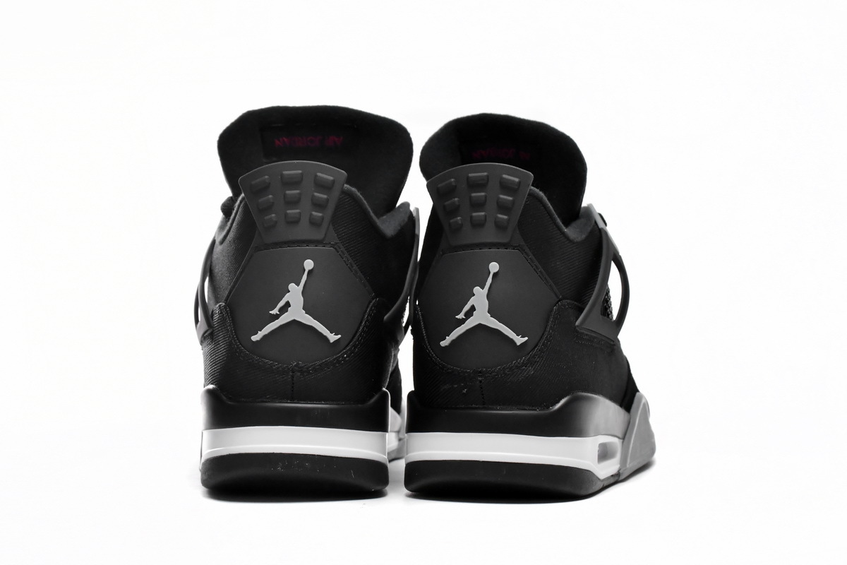 Air Jordan 4 Retro Black Canvas DH7138-006