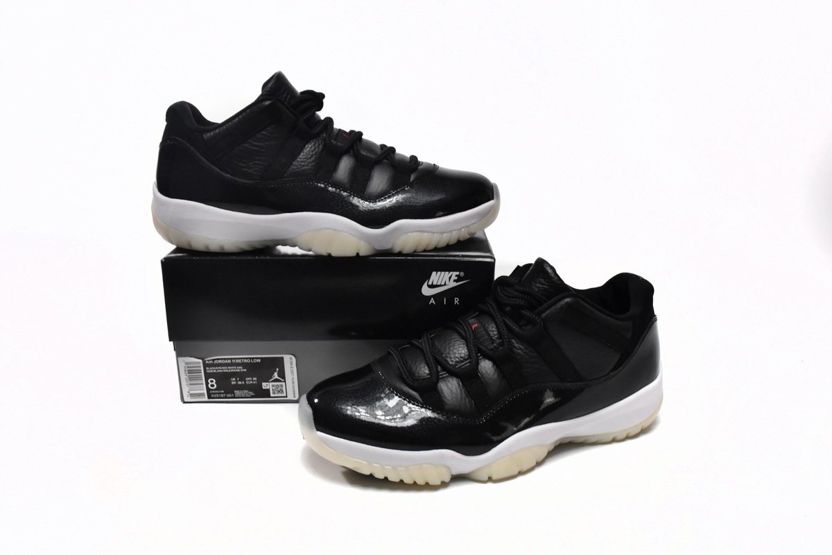 Air Jordan 11 Retro Low 72-10 AV2187-001