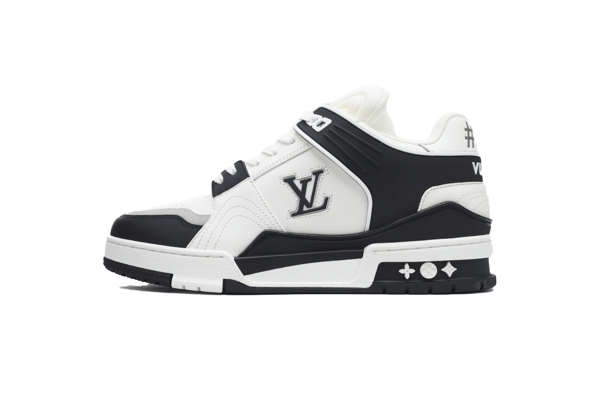 Louis Vuitton Trainer Black White