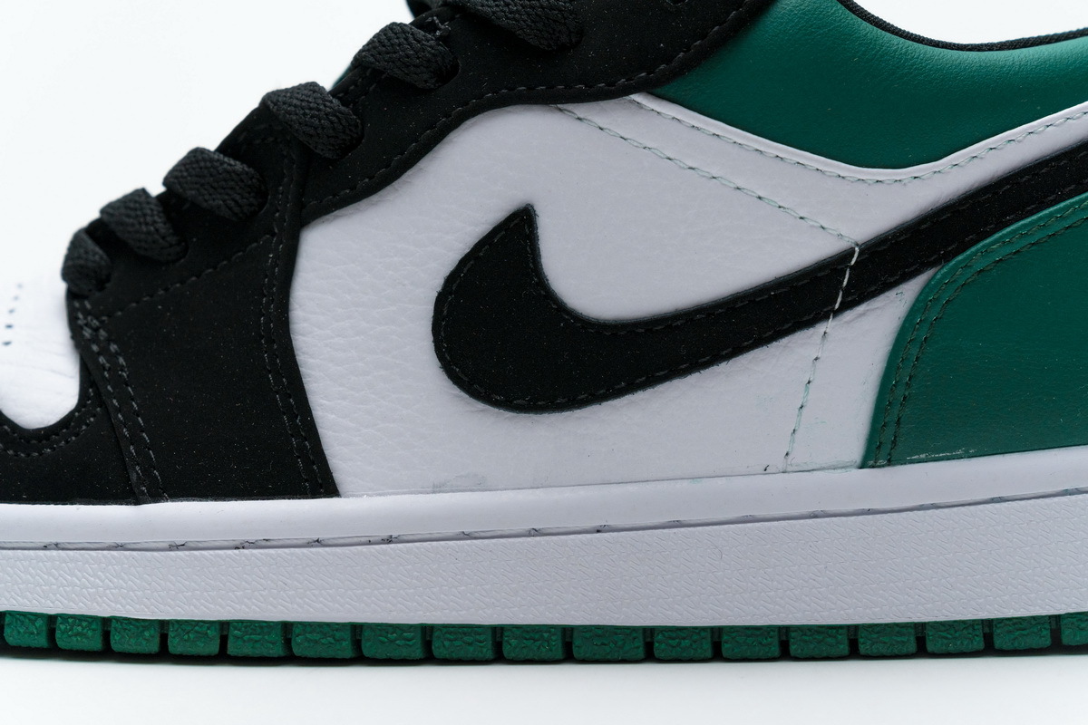 Jordan 1 Low White Black Mystic Green 553558-113