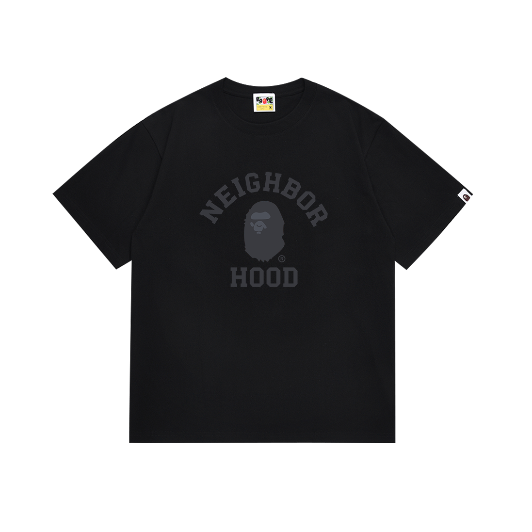 BAPE x Neighborhood T-shirt White/Black 140