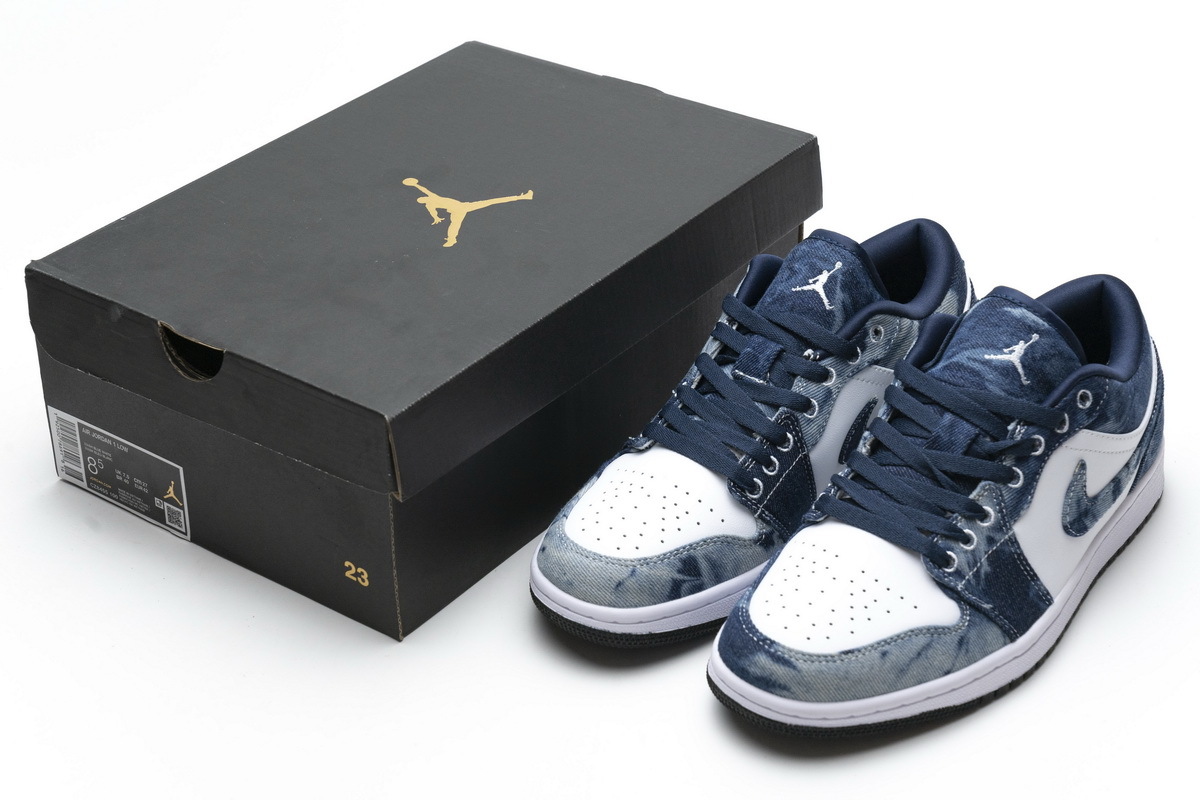 Air Jordan 1 Low Washed Denim CZ8455-100