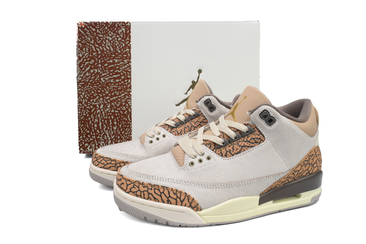 Air Jordan 3 Retro Cracked White Brown CT8532-102