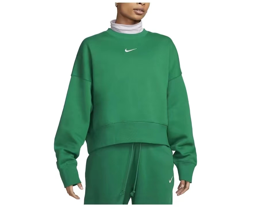 Nike Sportswear Tech Swearshirt & Pants Set Green