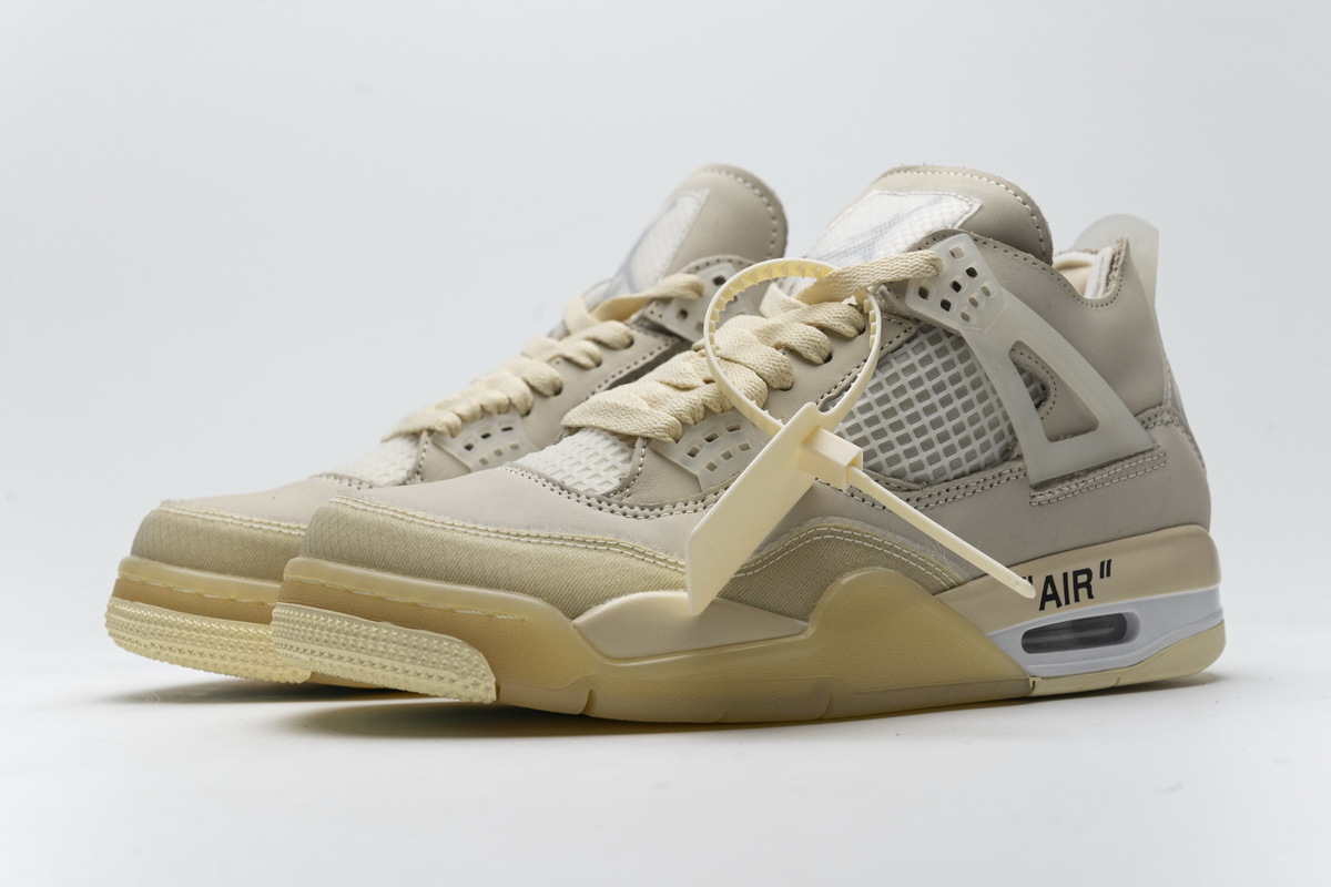 OFF White x Air Jordan 4 Sail CV9388-100